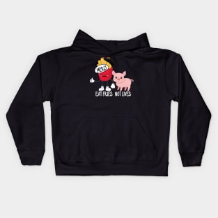 Eat fries not lives Kids Hoodie